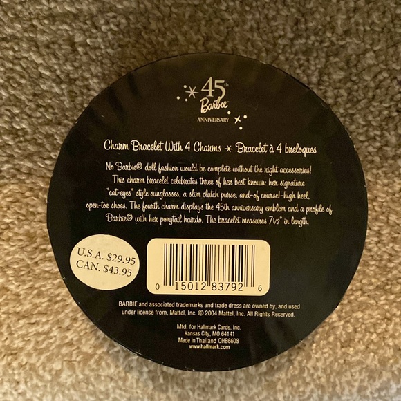 Hallmark 45th anniversary Barbie sterling bracelet - Picture 2 of 3